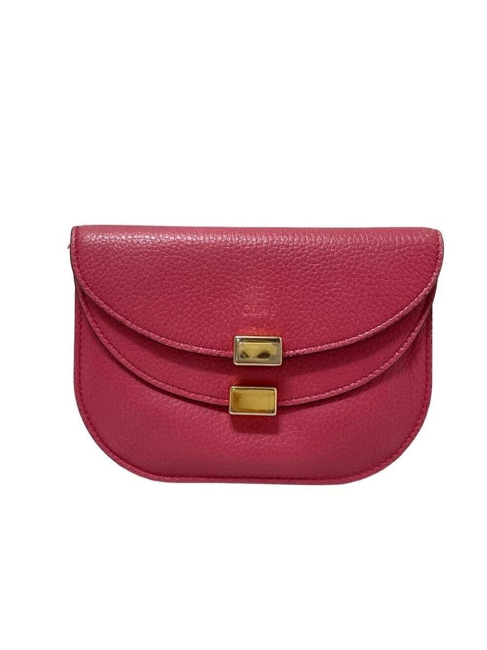 Chloe - Pink Leather Coin Case 117-070725